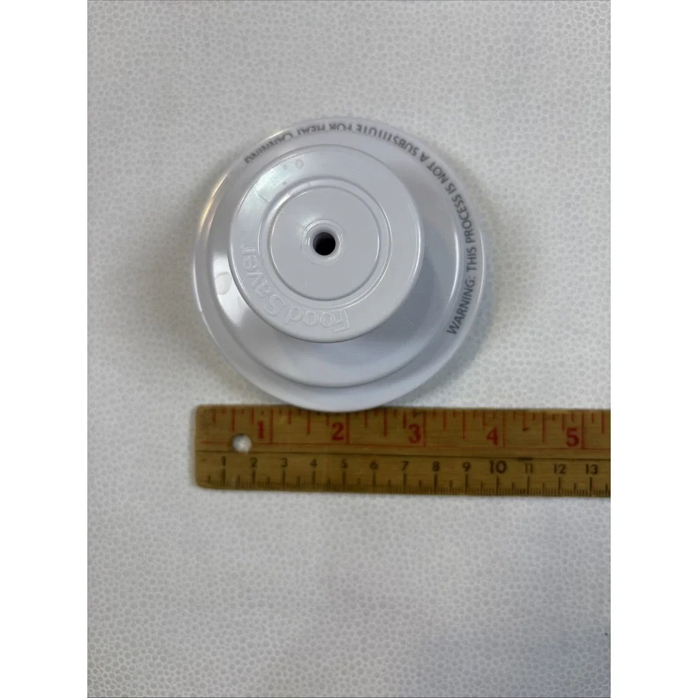 Food Saver Vacuum Jar Sealer For ‎ Regular And Wide Mouth Jars. Lids Only.